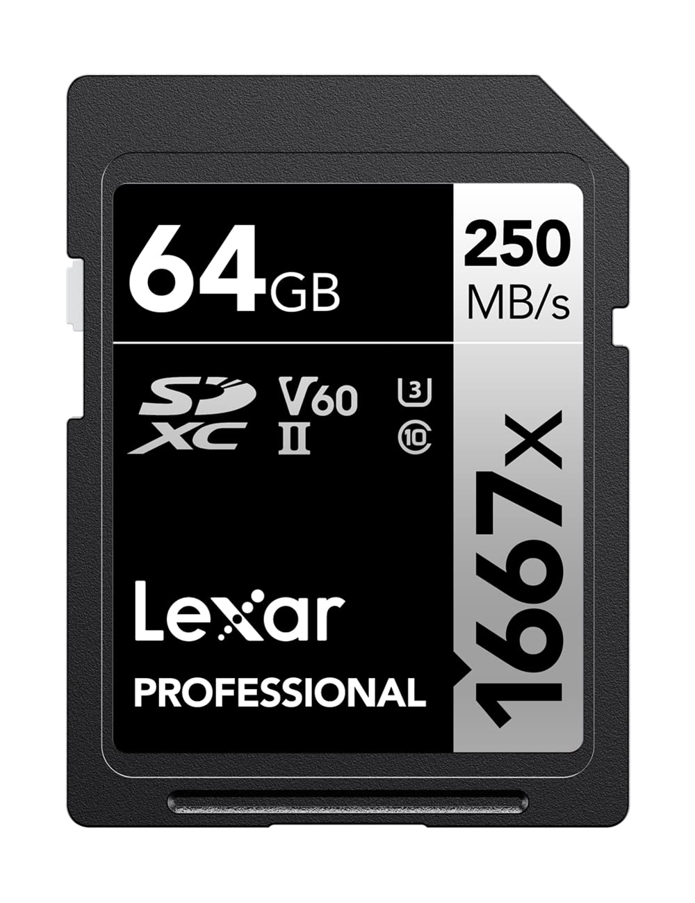 Lexar Professional 1667X SDXC Uhs-II/U3 Card (LSD-CBNA1667)