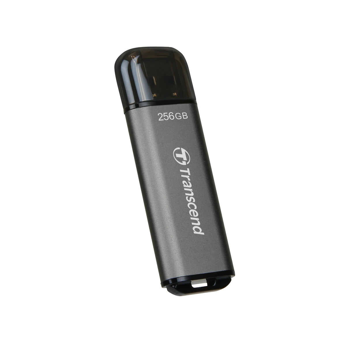 Transcend JF920 USB Flash Drive, USB3.2 Gen1, Up to 420MB/s, Aluminum Metallic housing, for Car Audio System, Sentry Mode, Smart TV and Gaming Console, Gray (TS-JF920)