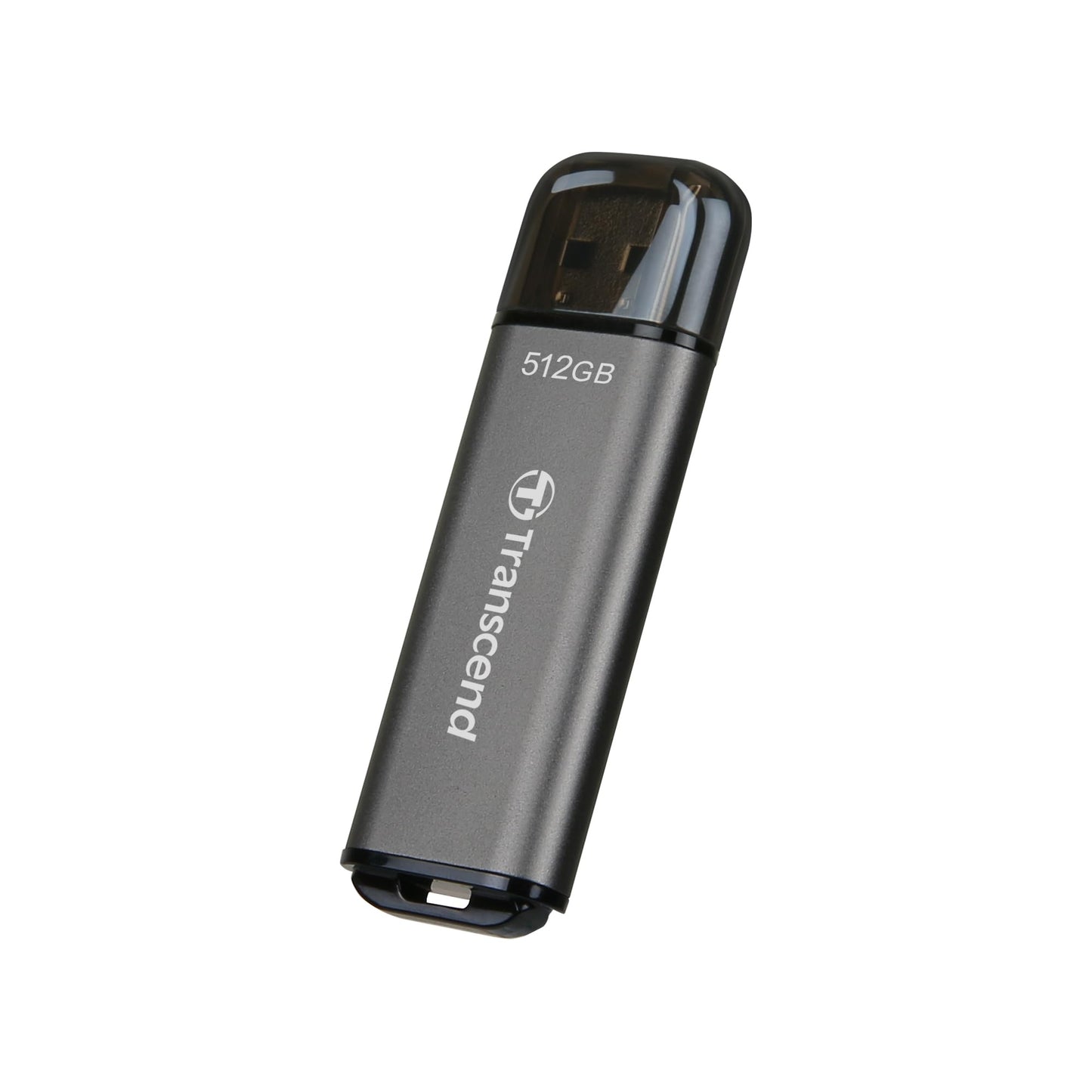 Transcend JF920 USB Flash Drive, USB3.2 Gen1, Up to 420MB/s, Aluminum Metallic housing, for Car Audio System, Sentry Mode, Smart TV and Gaming Console, Gray (TS-JF920)