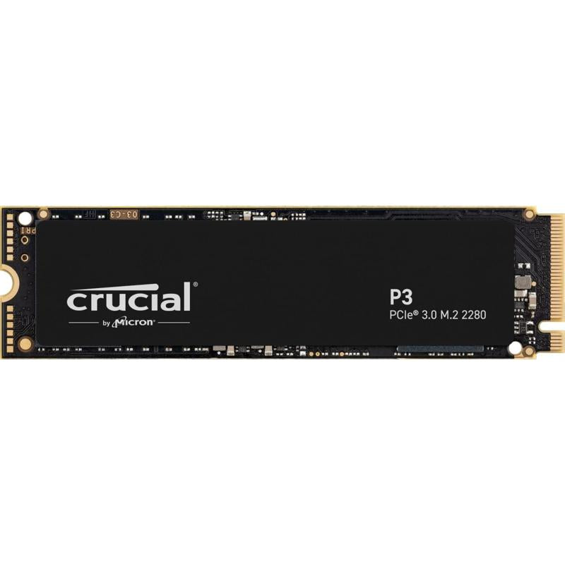 Crucial P3 PCIe Gen3 3D NAND NVMe M.2 SSD, up to 3500MB/s - CT-P3SSD8