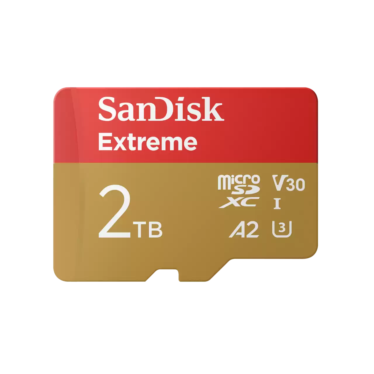 SanDisk 2TB Extreme microSDXC UHS-I Memory Card with Adapter - Up to 240MB/s, C10, U3, V30, 4K, 5K, A2, Micro SD Card- SDSQXAV-2T00-GN6MA
