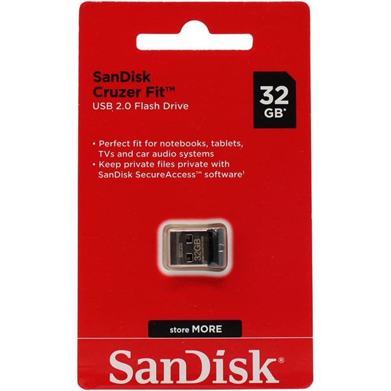 SanDisk Cruzer Fit USB Flash Drive - SDCZ33-G35