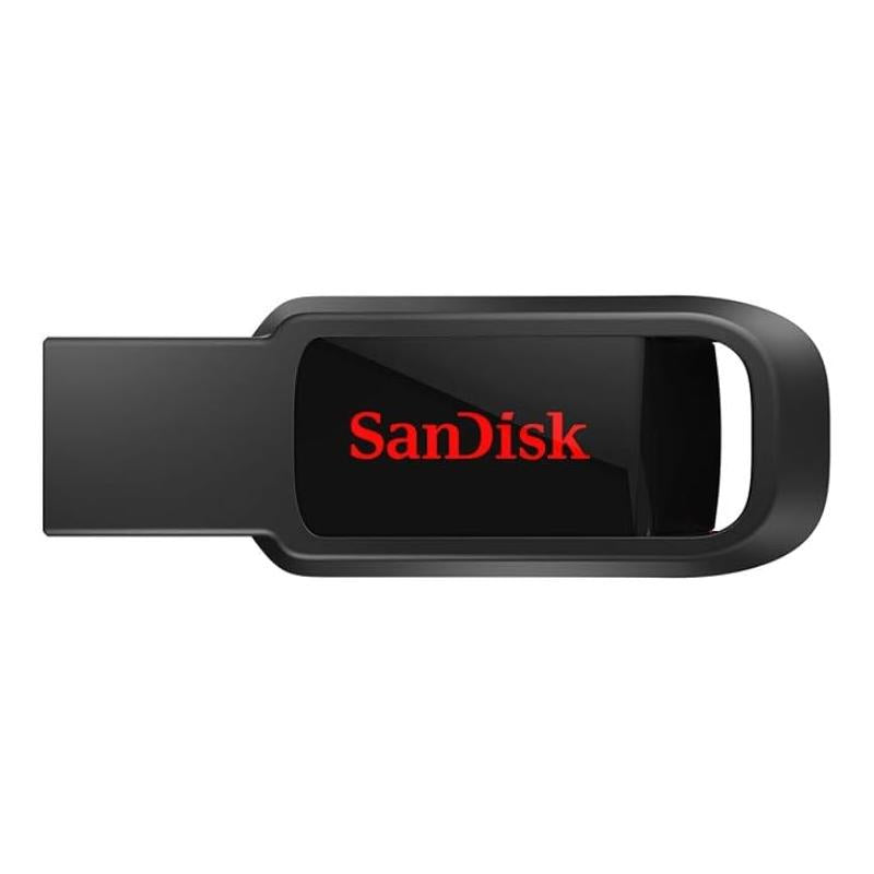 SanDisk USB 2.0 Cruzer Spark Flash Drive, Black - SDCZ61-G35