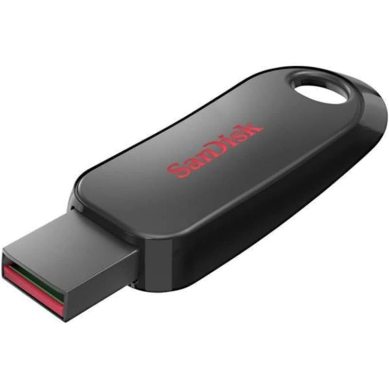 SanDisk USB Memory Black USB 2.0 Slide Retractable SanDisk Cruzer Snap SDCZ62-G35