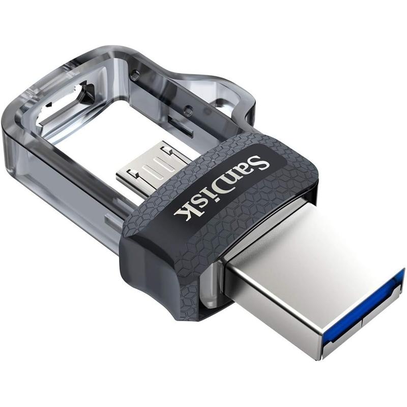 SanDisk Ultra Dual Drive M3.0 for Android Devices and Computers - Microusb, USB 3.0 - SDDD3-G46