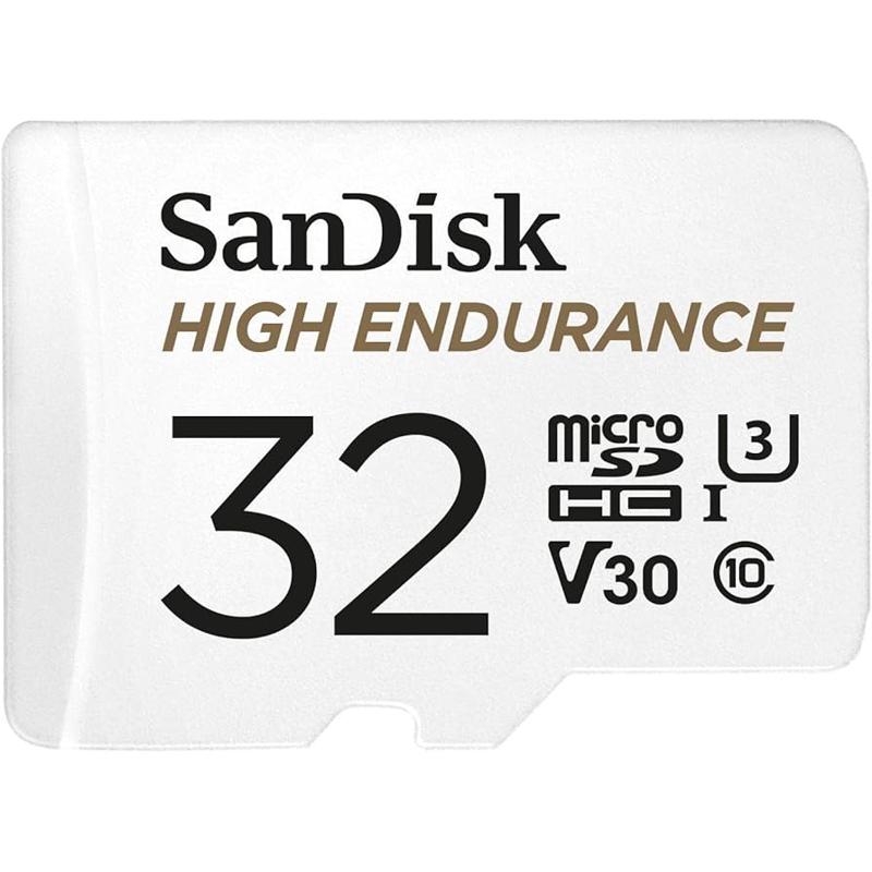 SanDisk High Endurance Video Monitoring Card with Adapter 32GB (SDSDQQ-032G-G46A)