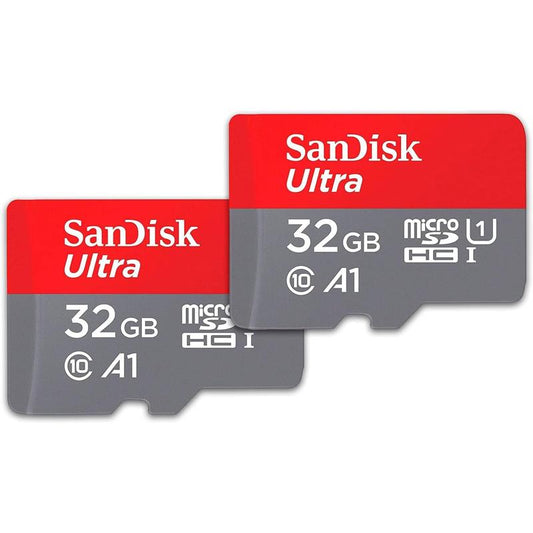 SanDisk Ultra microSDXC UHS-I Memory Card with Adapter - C10, U1, Full HD, MicroSD Card - SDSQ-GN6