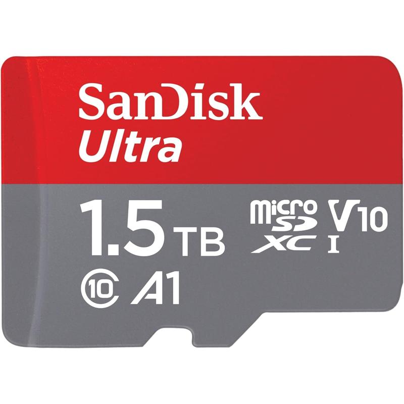 SanDisk Ultra microSDXC UHS-I Memory Card with Adapter - C10, U1, Full HD, MicroSD Card - SDSQ-GN6