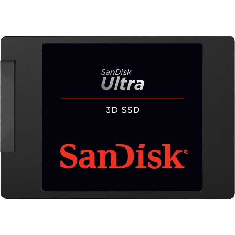 SanDisk Ultra 3D NAND Internal SSD - SATA III 6 Gb/s, 2.5 Inch /7 mm, Up to 560 MB/s - SDSSDH3-G26