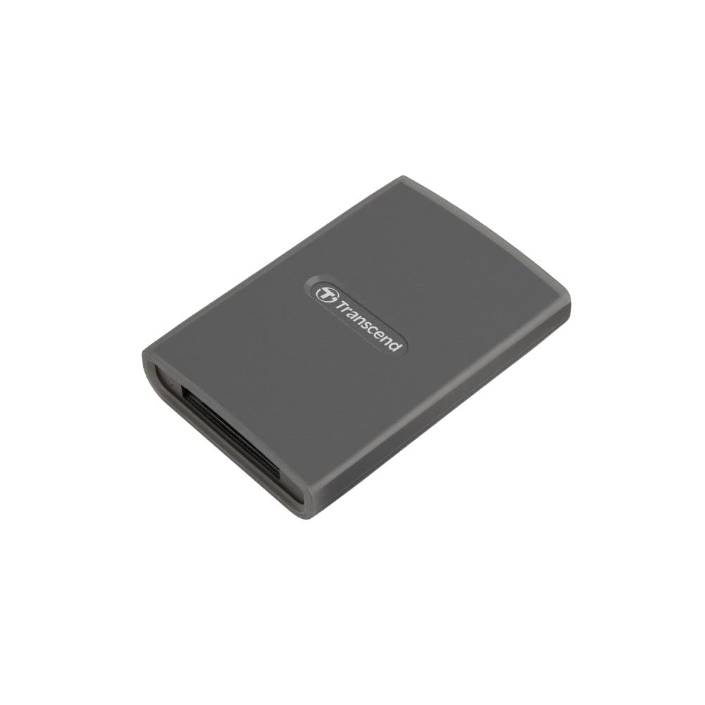 Transcend CFexpress Card Reader, Type B, USB 3.2 Gen 2x2, 20 Gbps, Aluminum housing, for Photography and Cinematic Experts, Include Type A and Type C Cables - TS-RDE2