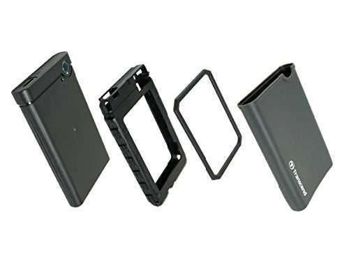 Transcend StoreJet 25CK3 2.5" Storage Enclosure for SATA SSD/HDD USB 3.0 (TS0GSJ25CK3), Grey
