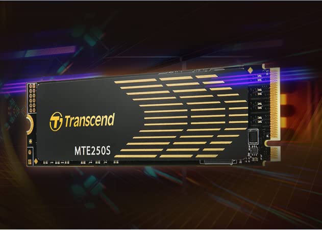 Transcend PCIe Gen 4 x4 M.2 2280 250S NVMe with Graphene Heatsink (TS-MTE250S)