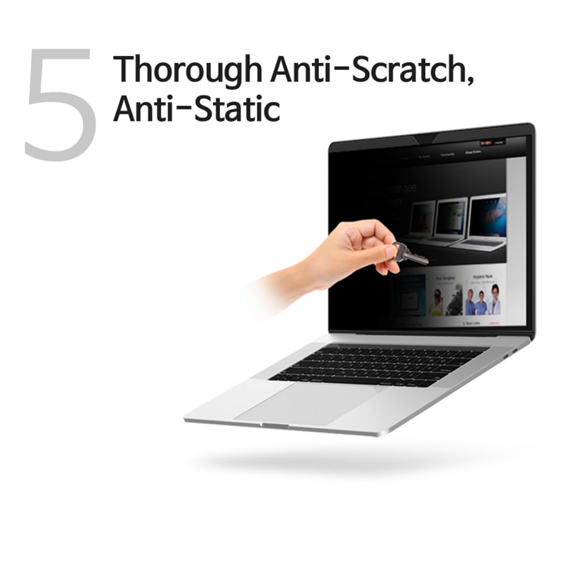Sview Magnetic Privacy Screen Filter For Macbook Pro 14 inch, Privacy Screen Protector, Anti-Blue Light, Anti-Glare Screen Filter, Compatible with Macbook Pro 13 14 16 inch (M1/M2/M3)