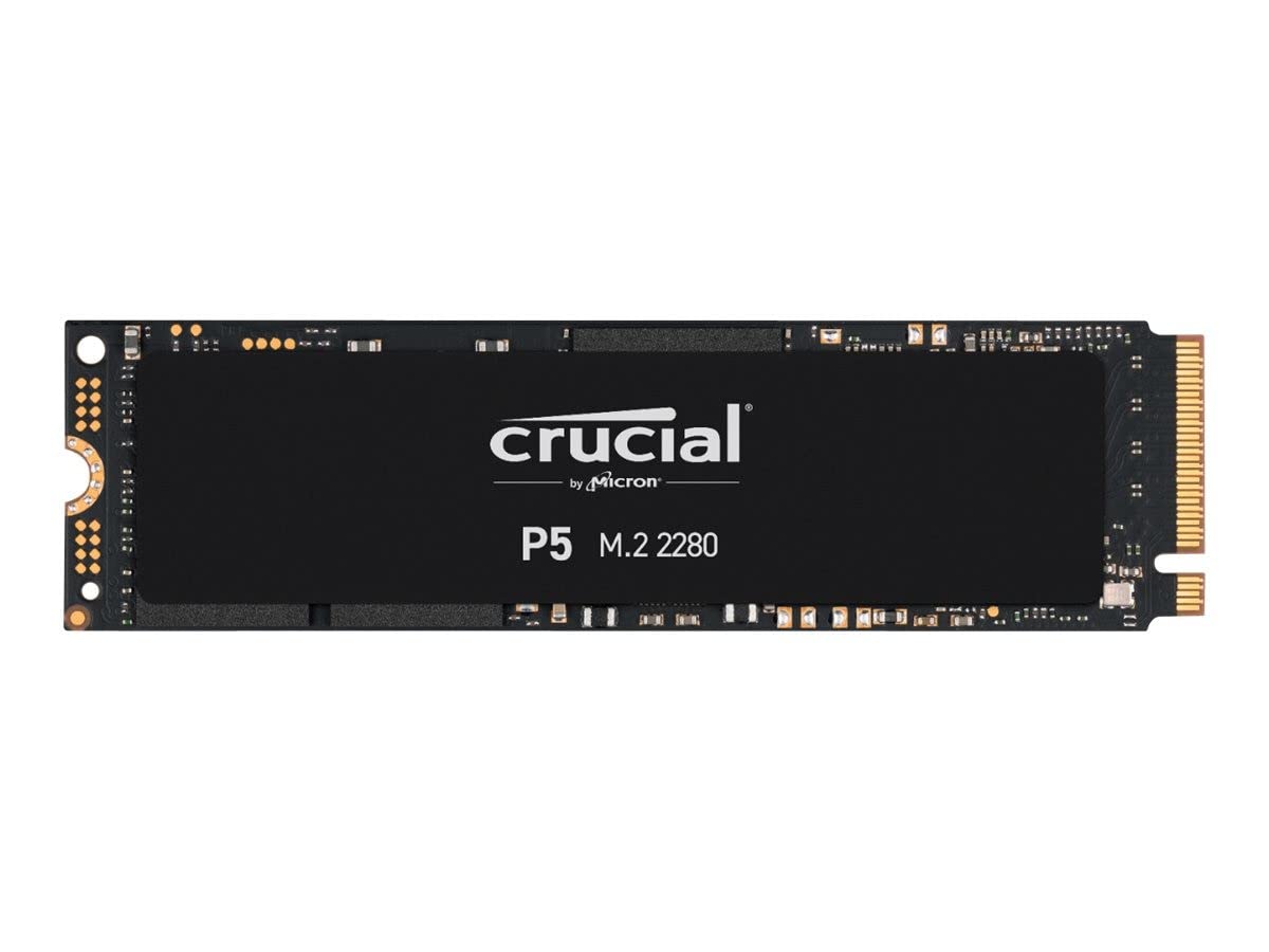 Crucial P5 1 TB CT1000P5SSD8 Internal Solid State Drive-up to 3400 MB/s (3D NAND, NVMe, PCIe, M.2, 2280SS)