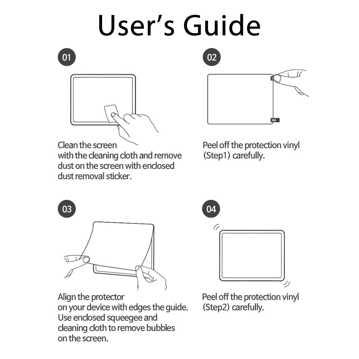 Sview Paper Screen Protector for iPad Air and Pro Gen.4-5 (2020-2023), Like Drawing on Paper, Anti Glare, Compatible with Apple Pencil (1 piece per pack)