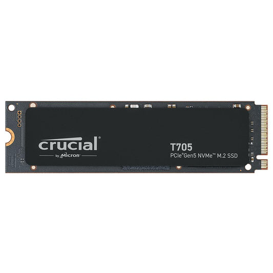Crucial T705 PCIe Gen5 NVMe 2TB SSD, Up to 14,500MB/s, TLC NAND, Intel & Ryzen Compatible, for Hardcore Gaming & High-Speed Storage, Solid State Drive, Includes 1Mo Adobe CC – CT2000T705SSD3