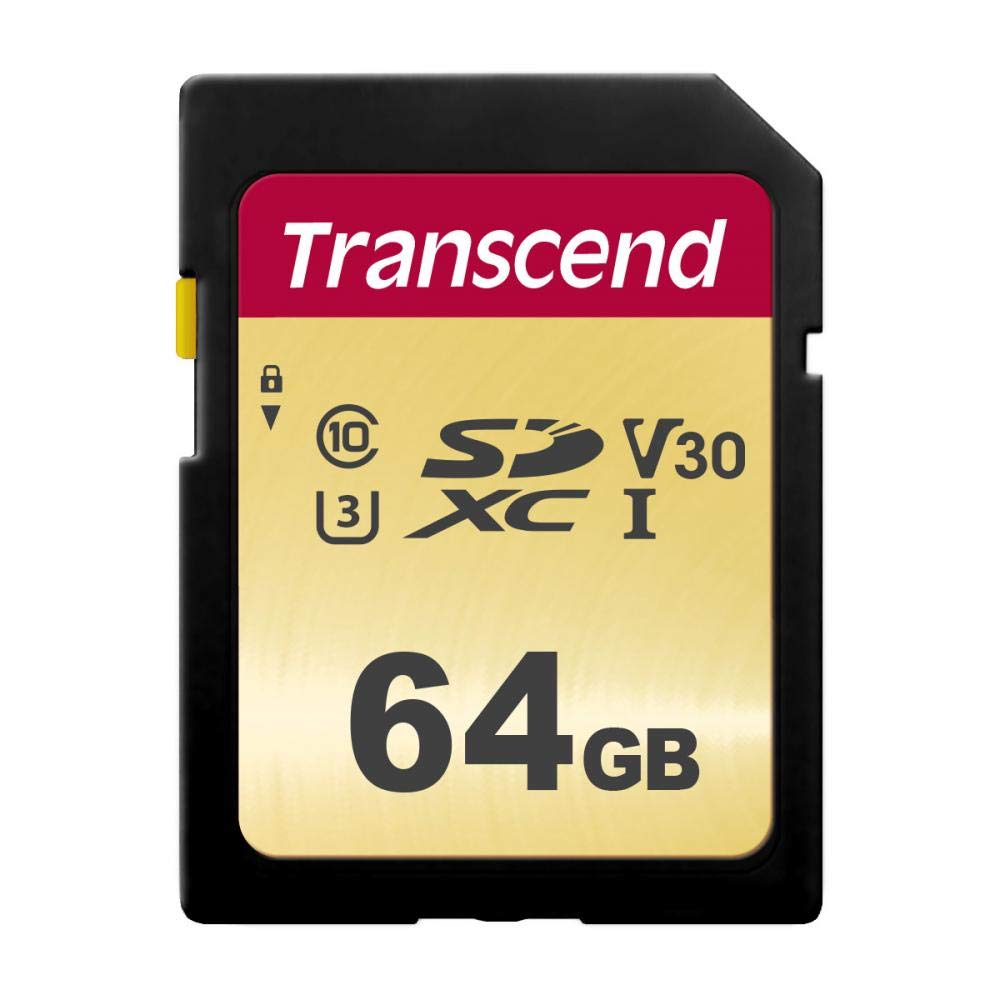 Transcend UHS-I U3 SD Card, MLC, Read 95MB/s Write 60MB/s (TS-SDC500S)