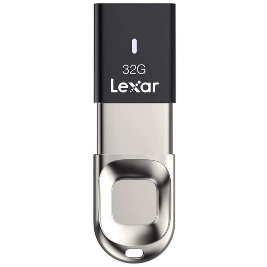 Lexar JumpDrive Fingerprint F35 USB 3.0 Flash Drive, Up To 150MB/s Read, for Computer, External Storage Data, Photo, Videod (LEX-LJDF35)