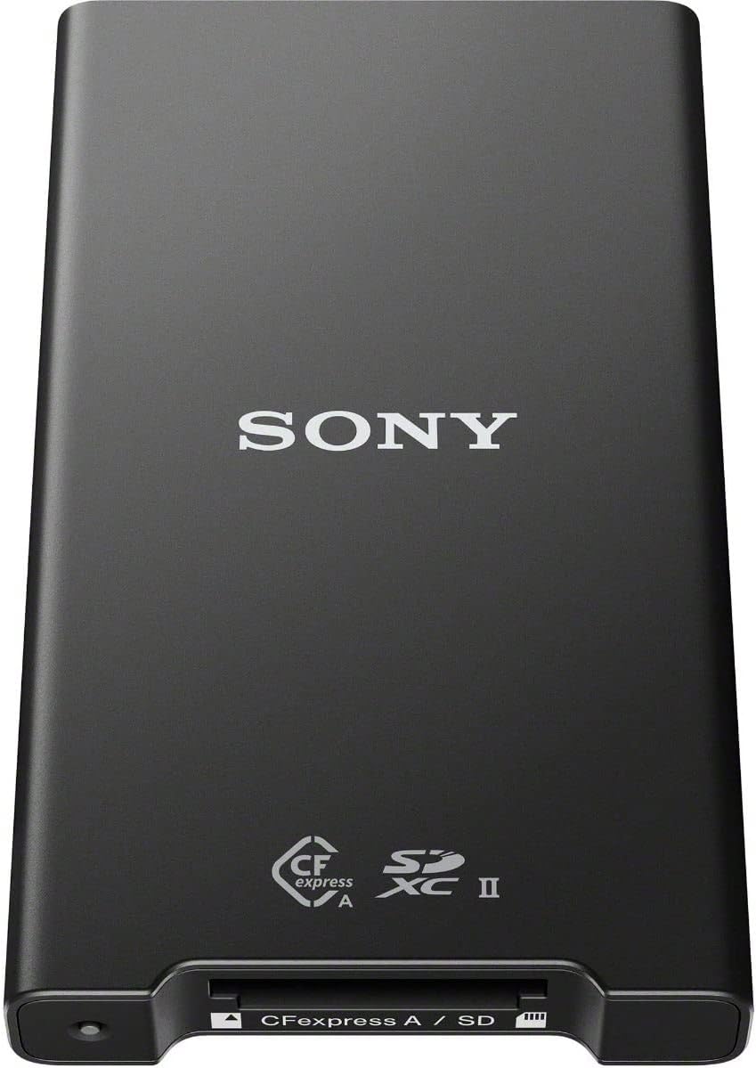 Sony CFexpress Type A/SD SuperSpeed 10Gbps Flash Memory Card USB Type-C Reader (Compatible with CFE Type A/SDHC & SDXC UHS-I & UHS-II) ¡V MRW-G2,MRWG2.SYM