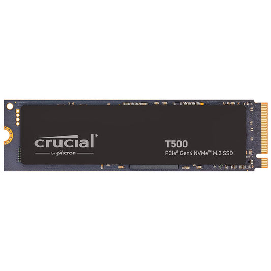 Crucial T500 PCIe Gen4 NVMe 1TB SSD, Up to 7,300MB/s, TLC NAND, Laptop & Desktop (PC) Compatible, for Creatives and Gamers, Solid State Drive, Includes 1Mo Adobe CC – CT1000T500SSD8