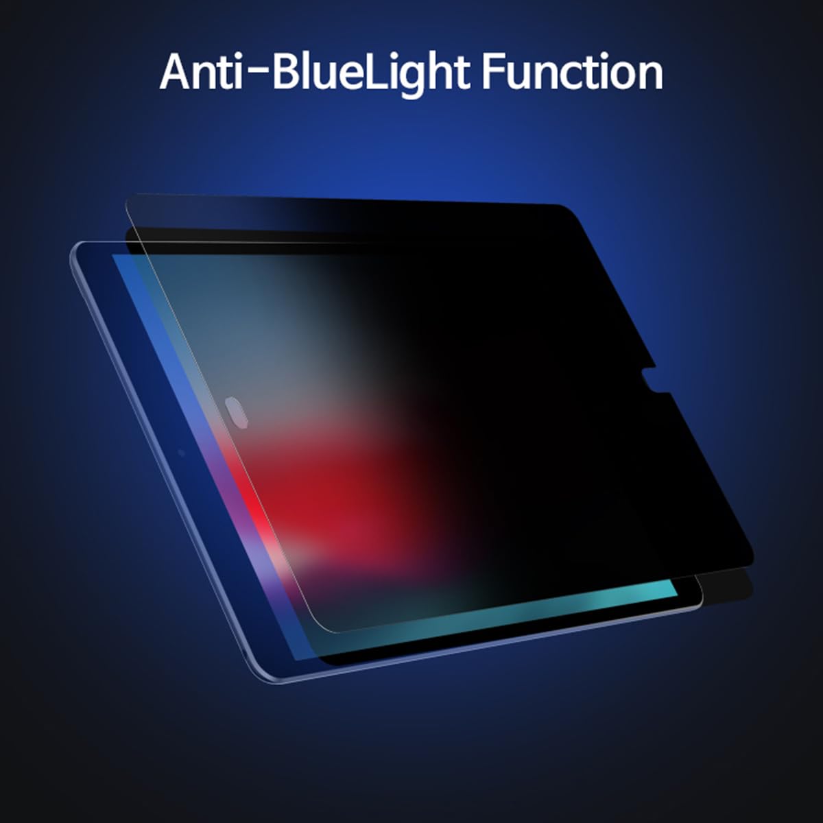 Sview 2way Privacy Screen Protector for iPad 10 (2018-2023) - Anti-Spy, Anti Blue Light, Anti-Scratch, Anti UV Privacy Filter (SPFHC2)