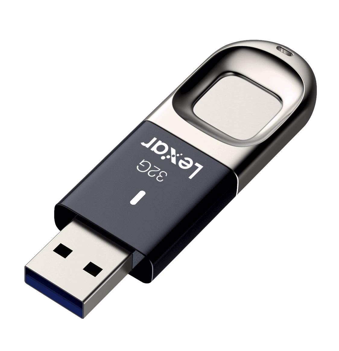 Lexar JumpDrive Fingerprint F35 USB 3.0 Flash Drive, Up To 150MB/s Read, for Computer, External Storage Data, Photo, Videod (LEX-LJDF35)