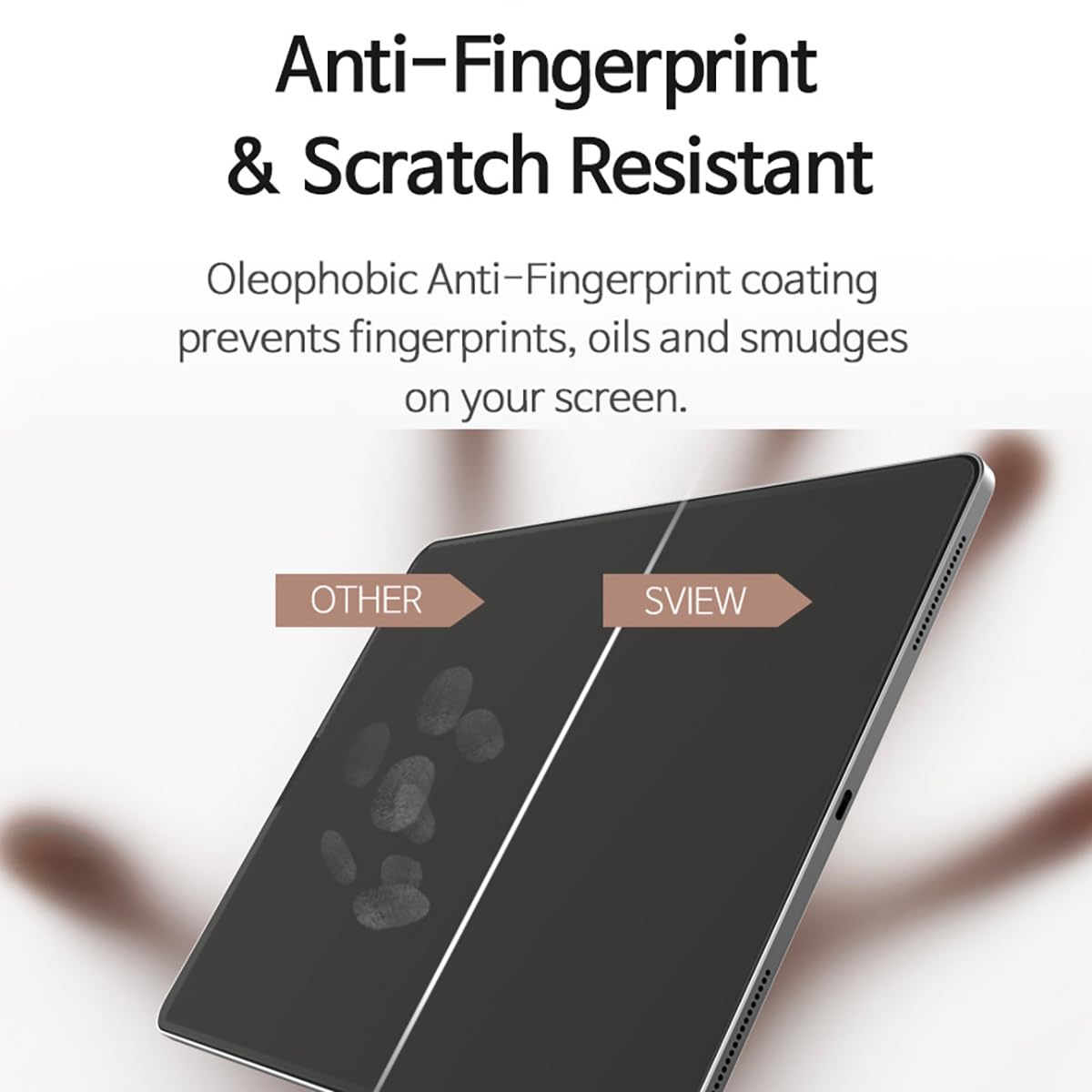Sview Paper Screen Protector for iPad Air and Pro Gen.4-5 (2020-2023), Like Drawing on Paper, Anti Glare, Compatible with Apple Pencil (1 piece per pack)