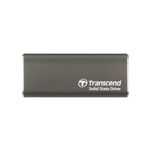 Transcend ESD265C, External Solild State Drive, Portable SSD, Slim & Sleek Lightweight, Aluminum casing, Up to 1050 MB/s,Type A and C - (TS-ESD265C)
