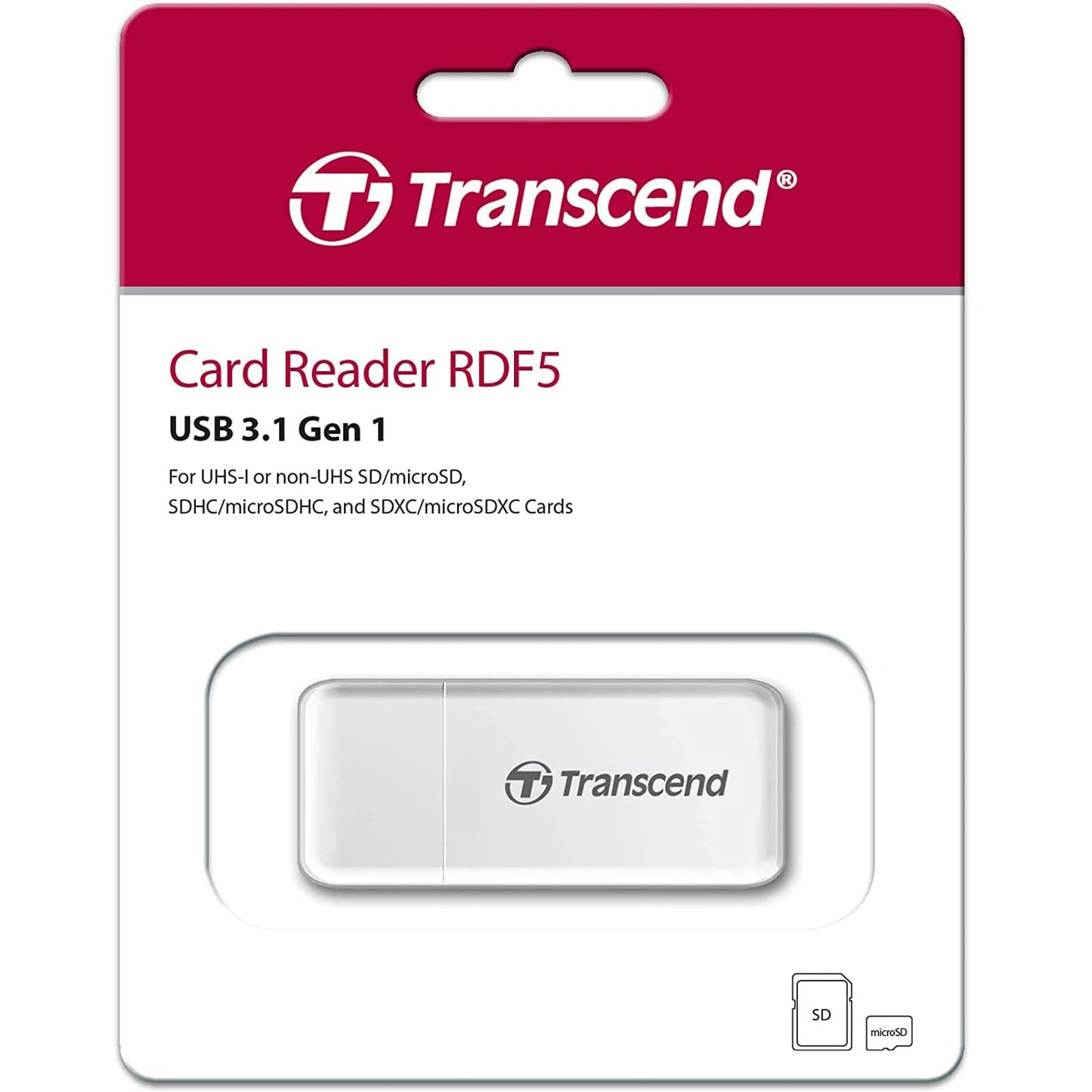 Transcend USB3.0 SD/Microsd Card Readers (TS-RDF5)