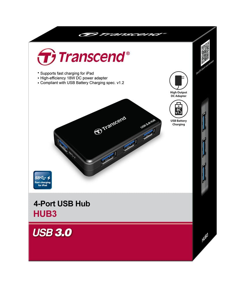 Transcend Information SuperSpeed USB 3.0 Hub (TS-HUB3K)