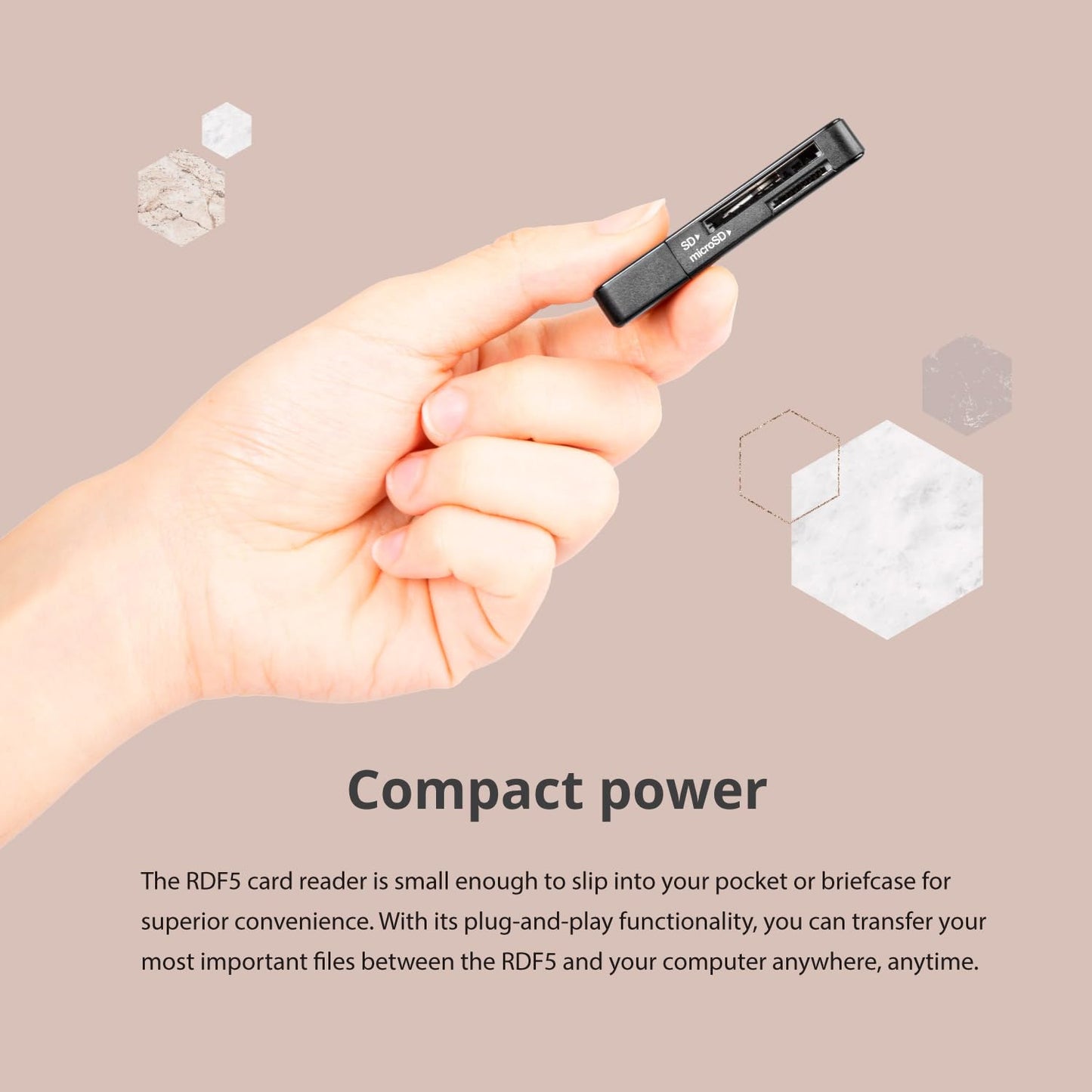 Transcend USB3.0 SD/Microsd Card Readers (TS-RDF5)