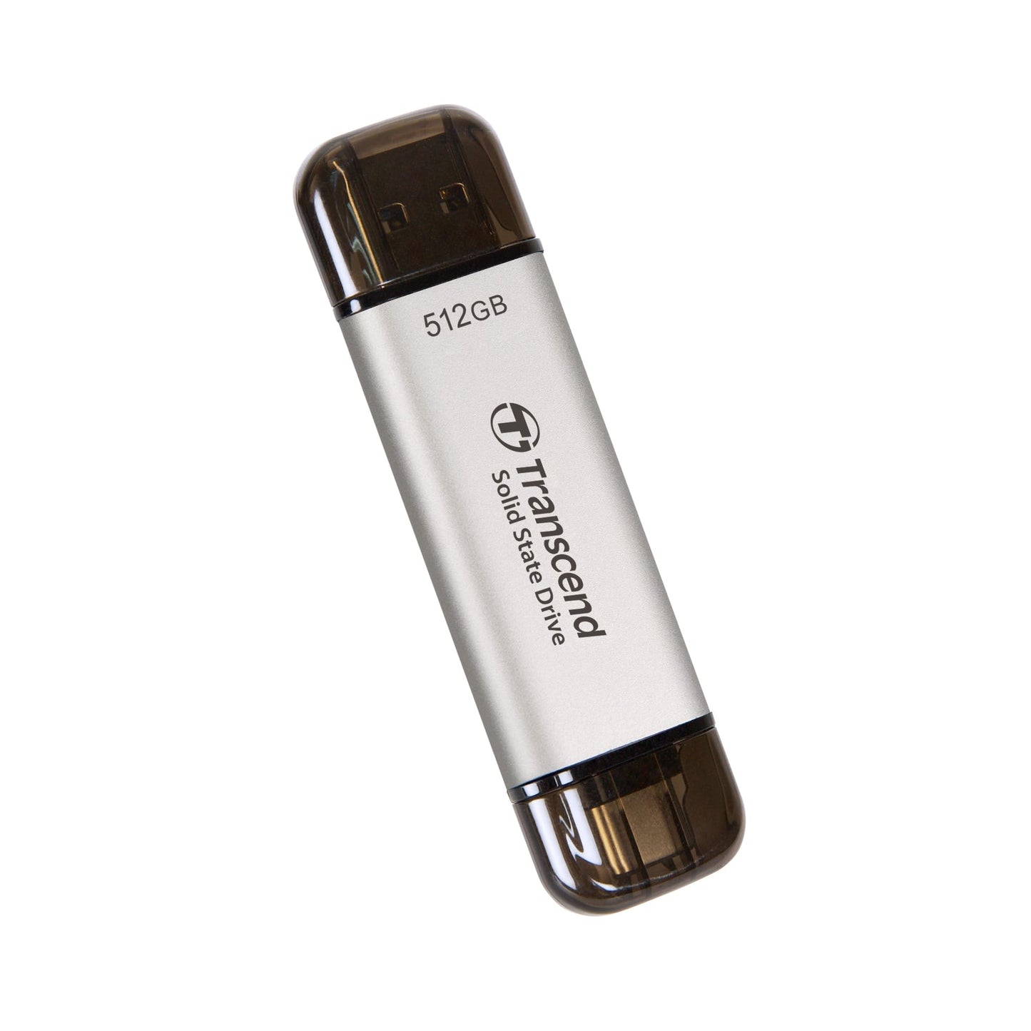 Transcend ESD310 External SSD, Up to 1,050MB/s, Dual USB Flash Drive for iPhone/iPad/Mac/Windows, Android/Tablet/PC, USB 3.2 Gen 2 Thumb Drive Photo Stick, 2-in-1 Type C &Type A Memory Stick (TS-ESD310)