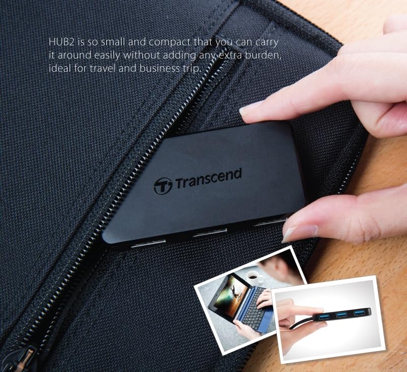 TRANSCENDTranscend Information SuperSpeed USB 3.0 4-Port Hub (TS-HUB2K)