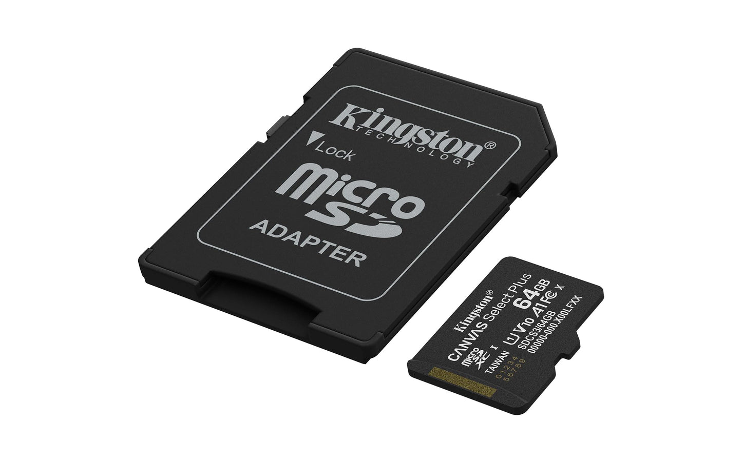 Kingston Canvas Select Plus microSD Card Up to 100MB/s  Class 10, UHS-I, U1, V10, A1 (SDCS3)