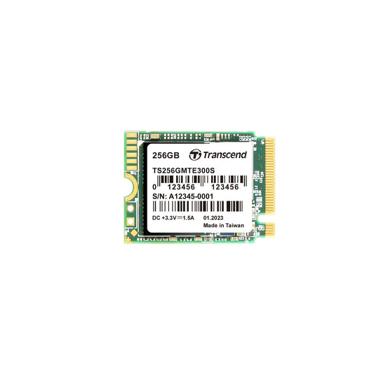 Transcend M.2 PCIe Gen3x4 2230 NVMe Internal SSD with Speeds up to 2,000MB/s (TS-MTE300S)