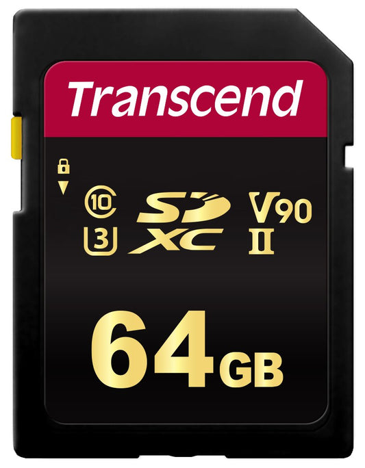 Transcend UHS-II U3 V90 SDXC Memory Card, Up to 285MB/s, 8K Ultra HD for Canon Nikon Sony Pentax Kodak Olympus Panasonic DSLR Professional Photographers Mirrorless Cameras Advanced Video Cameras (TS-SDC700S)