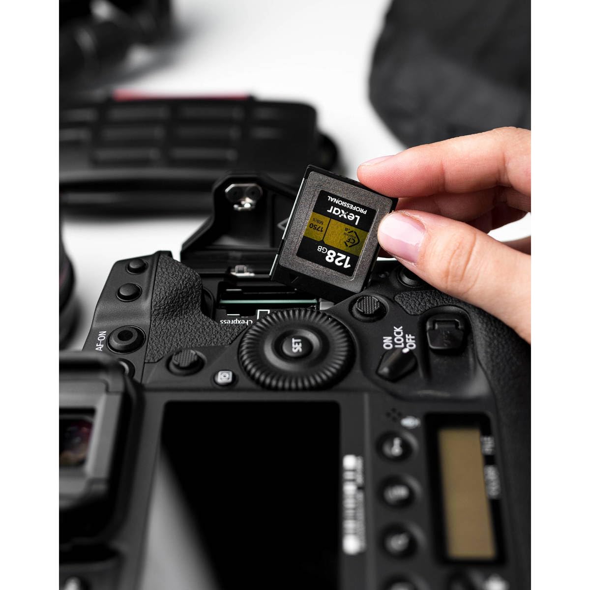 Lexar Professional CFexpress Type B Memory Card Gold Series, Up to 1750MB/s Read, Raw 8K Video Recording, Supports PCIe 3.0 and NVMe (LCXEXPR-RNENG)