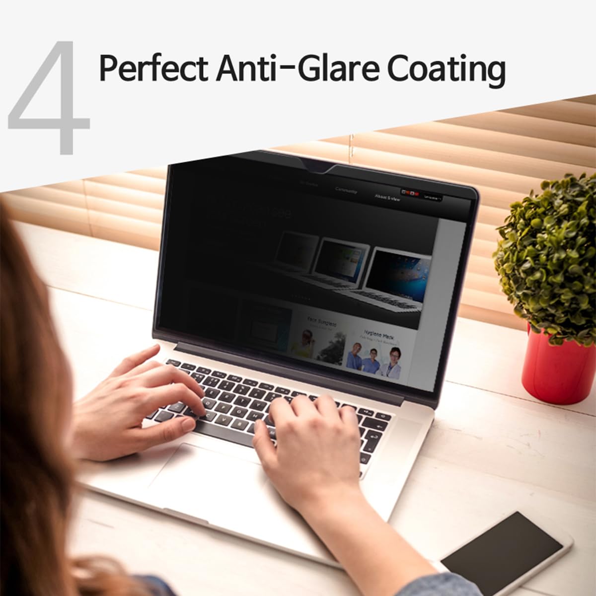 Sview Magnetic Privacy Screen Filter For Macbook Pro 14 inch, Privacy Screen Protector, Anti-Blue Light, Anti-Glare Screen Filter, Compatible with Macbook Pro 13 14 16 inch (M1/M2/M3)