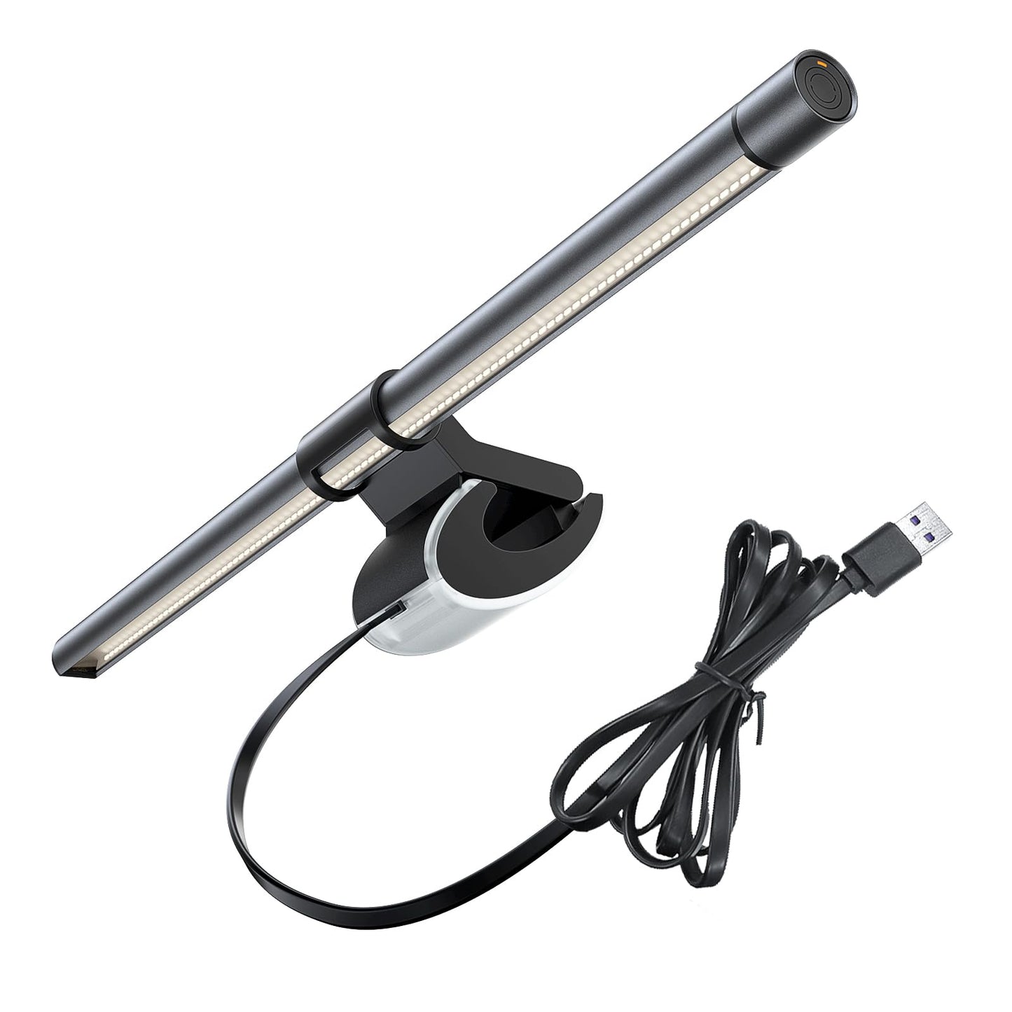 Monitor Light Bar, Stepless Dimming Brightness & Color Temperature, Eye-Care Light Bar, No Screen Glare, Space Saving