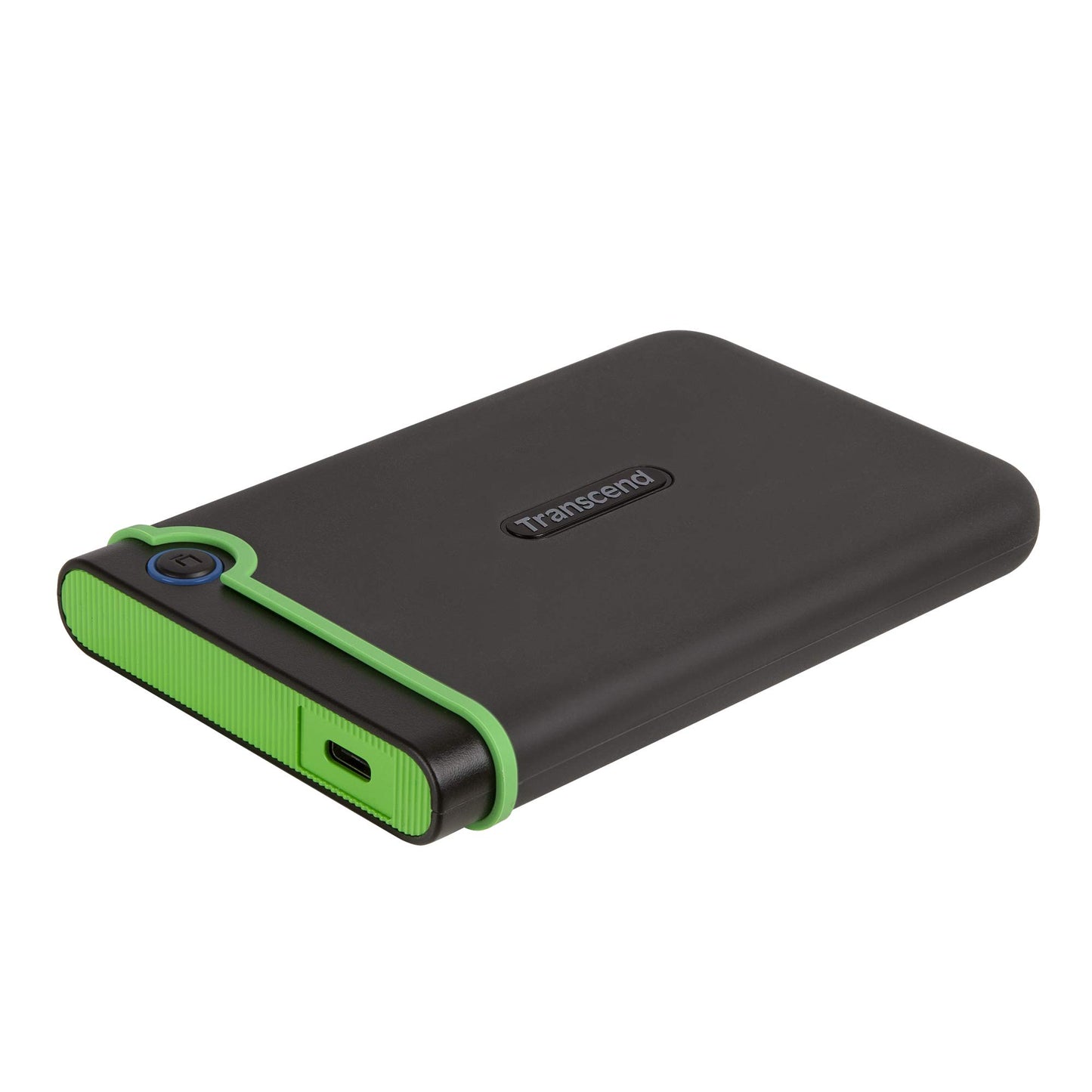 Transcend Rugged External Hard Drive, for PS4, PC, Mac, Desktop, Laptop, Xbox One, Xbox 360, USB3.1Gen1 (5Gbps) Type-C Portable HDD, One Touch Auto-Backup Button, Anti-Shock Resistant (TS-SJ25M3)