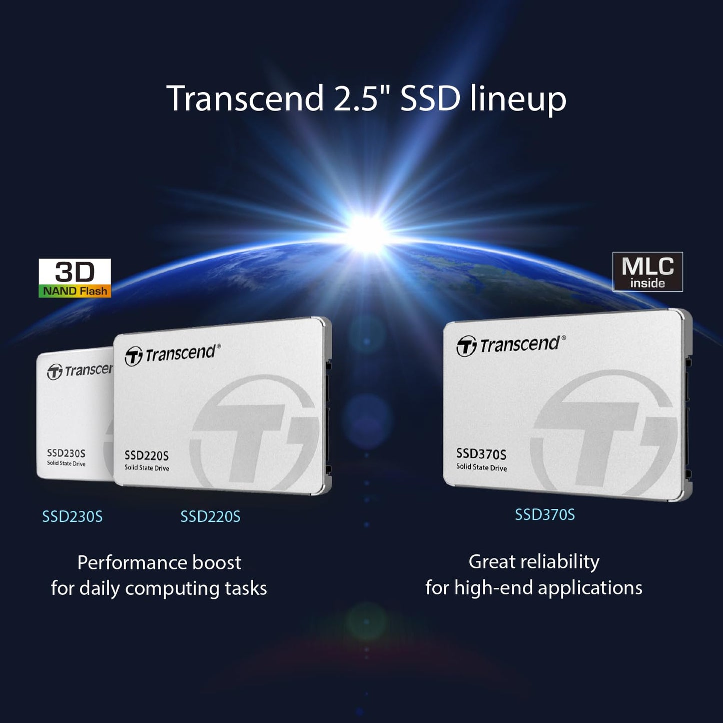 Transcend 2.5" SSD370, SATA3, MLC, Aluminum case (TS-SSD370S)