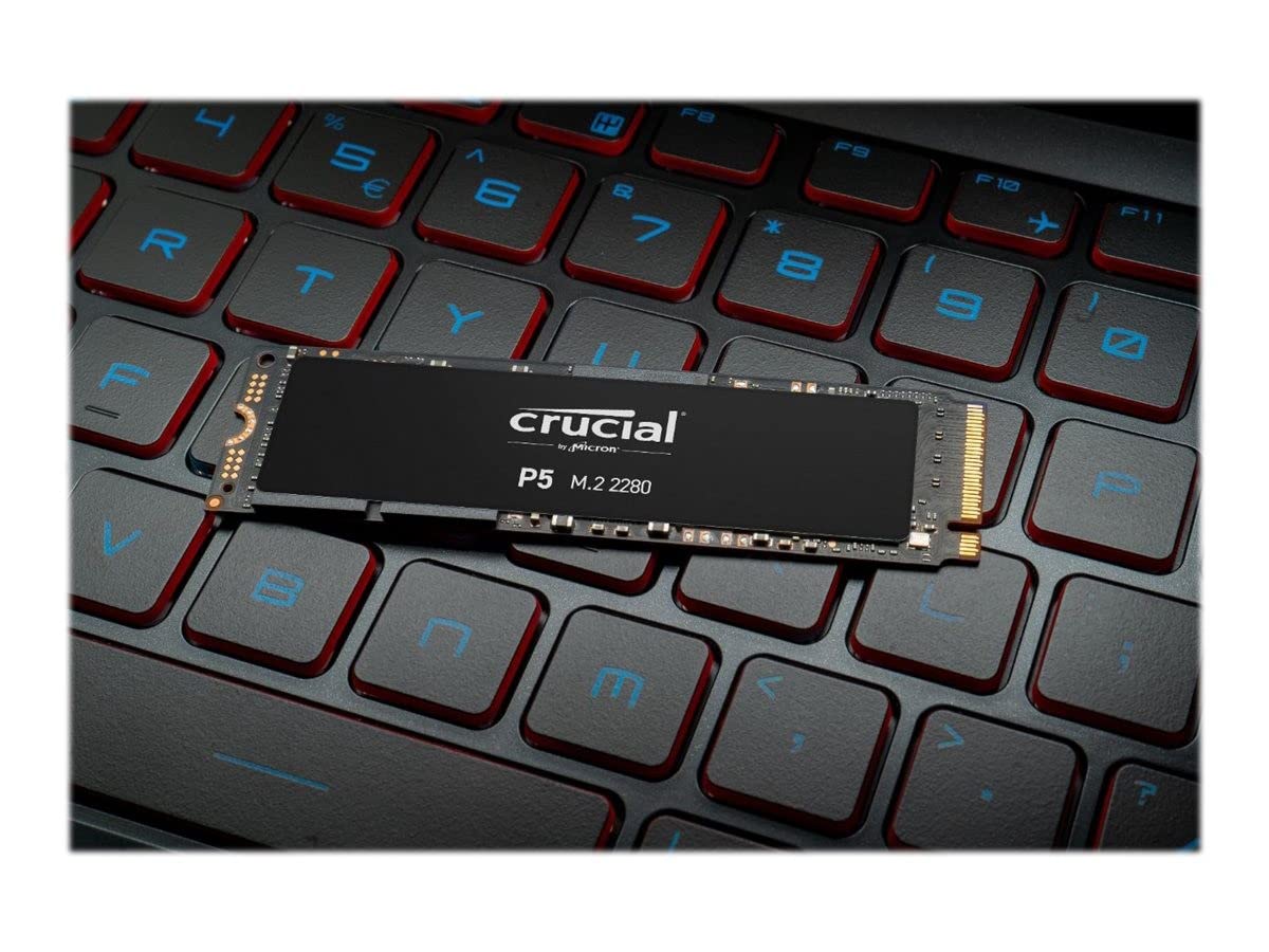 Crucial P5 1 TB CT1000P5SSD8 Internal Solid State Drive-up to 3400 MB/s (3D NAND, NVMe, PCIe, M.2, 2280SS)
