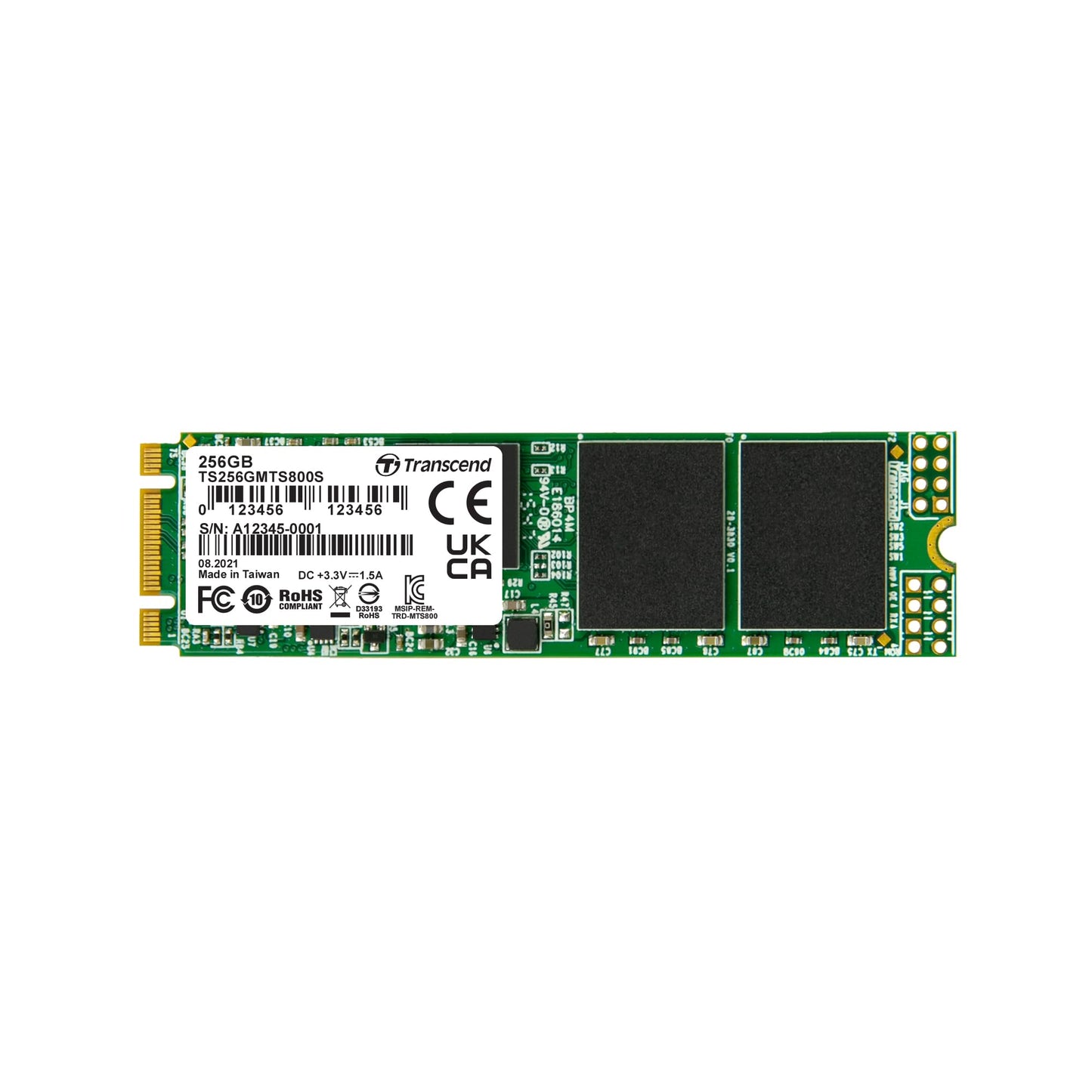 Transcend M.2 2280 SSD, SATA3, MLC (TS-MTS800S)