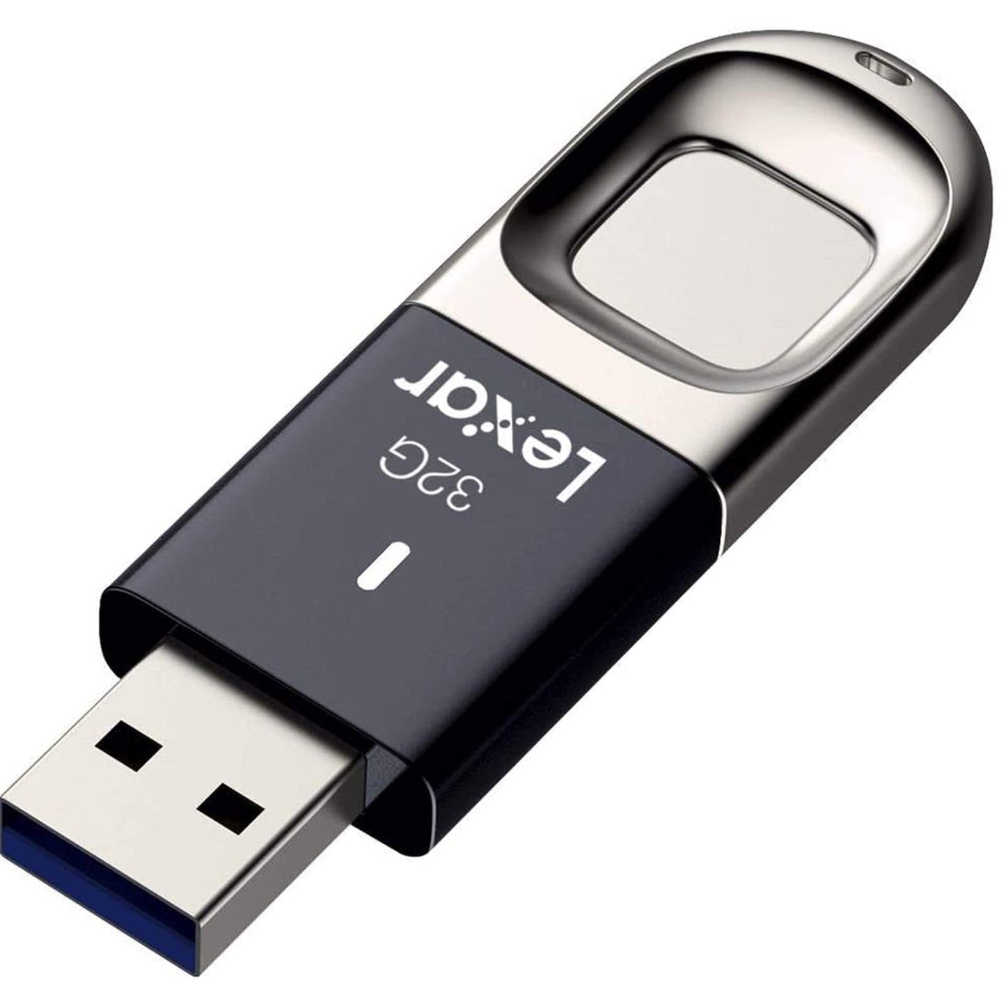 Lexar JumpDrive Fingerprint F35 USB 3.0 Flash Drive, Up To 150MB/s Read, for Computer, External Storage Data, Photo, Videod (LEX-LJDF35)