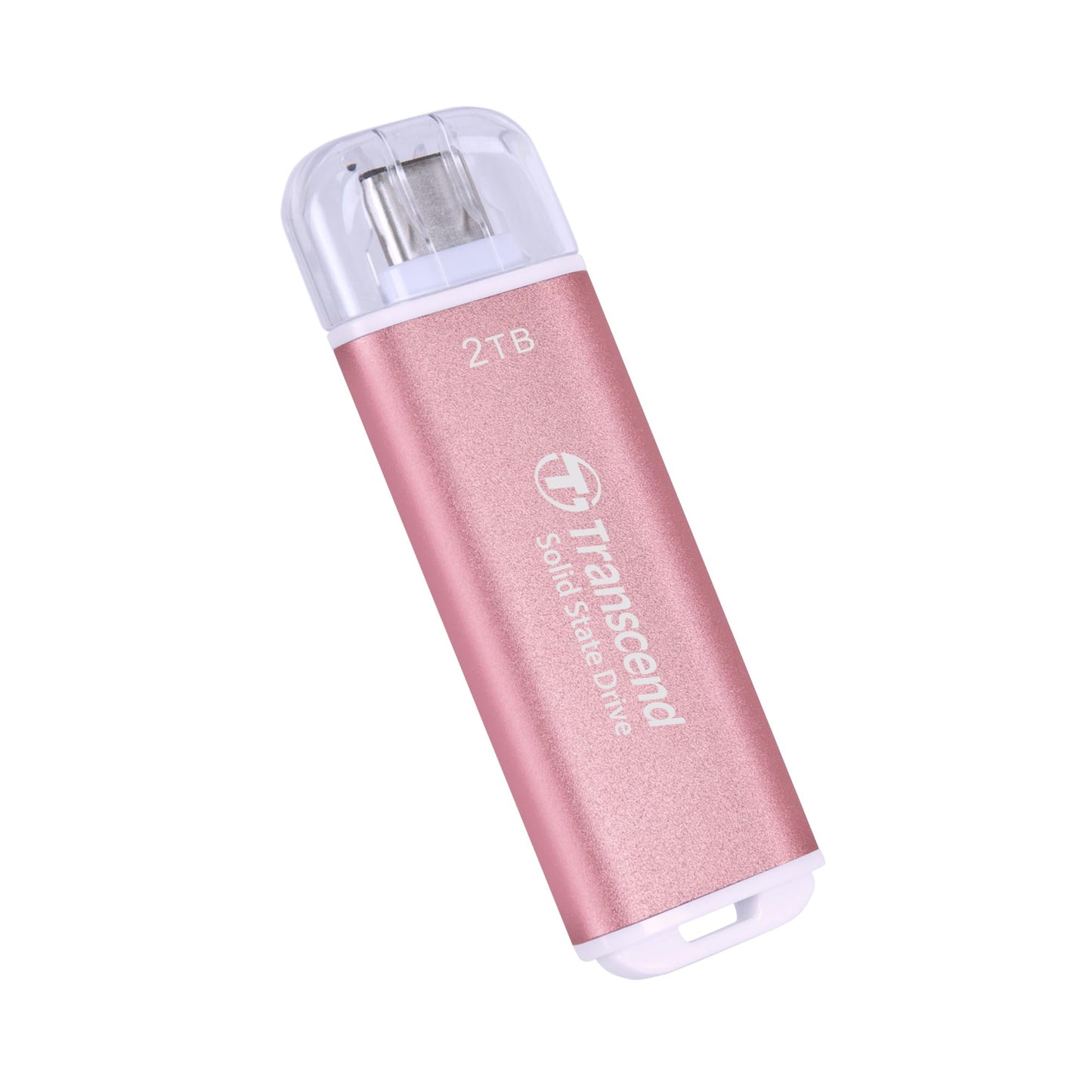 Transcend ESD300C, External Solild State Drive, Portable SSD, Compatible w/iPhone 4K ProRes, Up to 1050 MB/s,Type C, Sky Blue - (TS-ESD300)