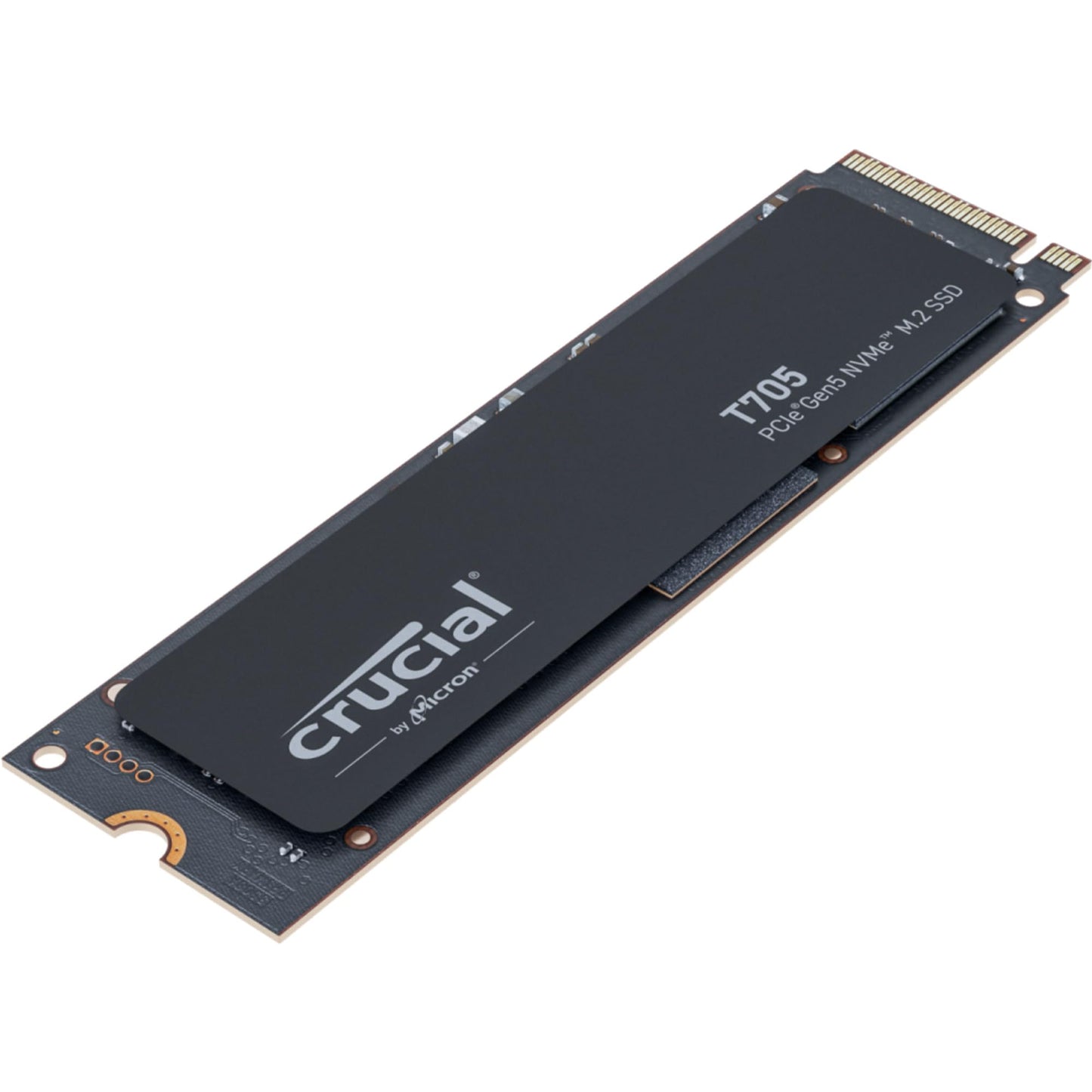 Crucial T705 PCIe Gen5 NVMe 2TB SSD, Up to 14,500MB/s, TLC NAND, Intel & Ryzen Compatible, for Hardcore Gaming & High-Speed Storage, Solid State Drive, Includes 1Mo Adobe CC – CT2000T705SSD3