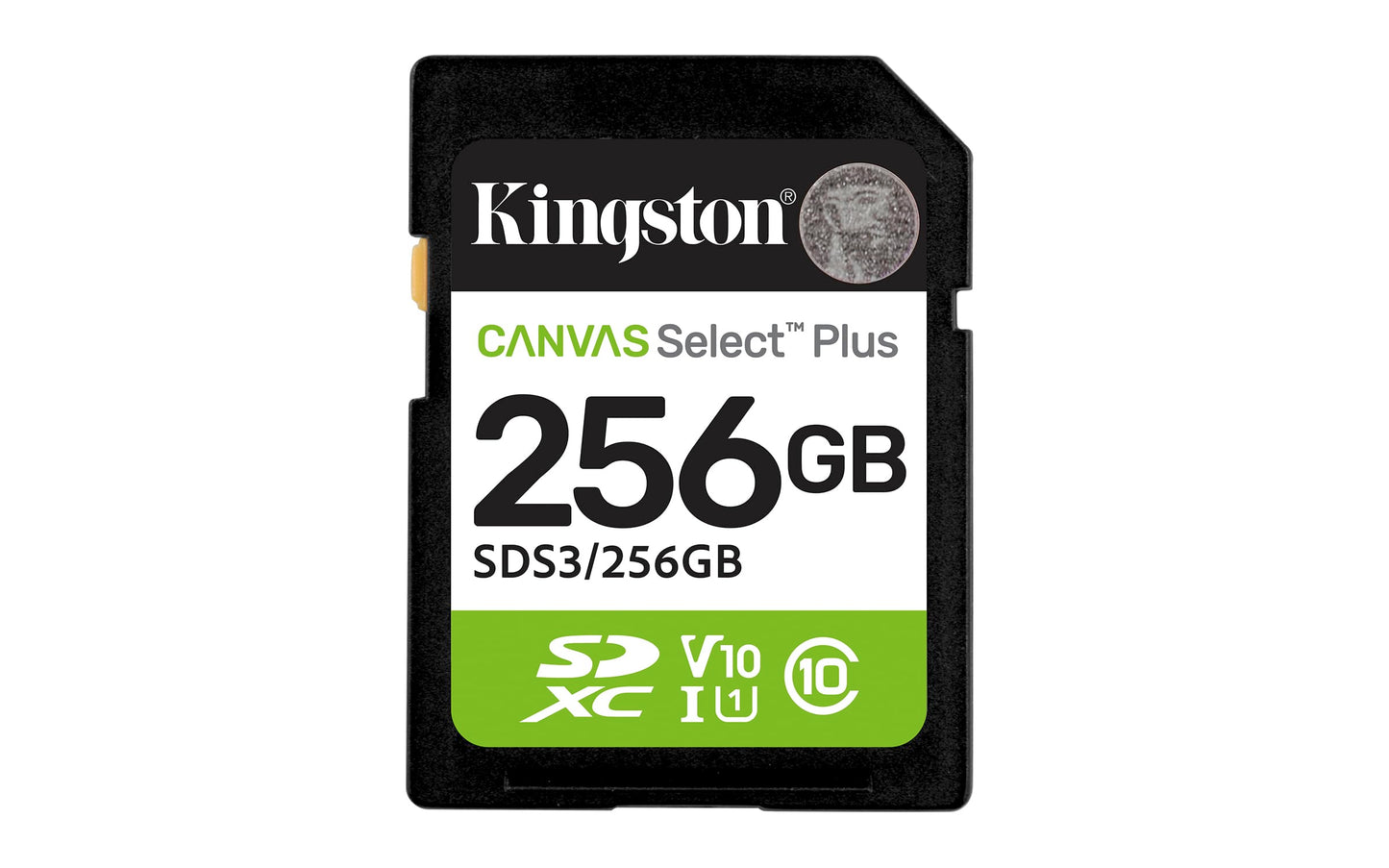 Kingston Canvas Select Plus SD Card Up to 100MB/s Class 10, UHS-I, U1, V10 (SDS3)