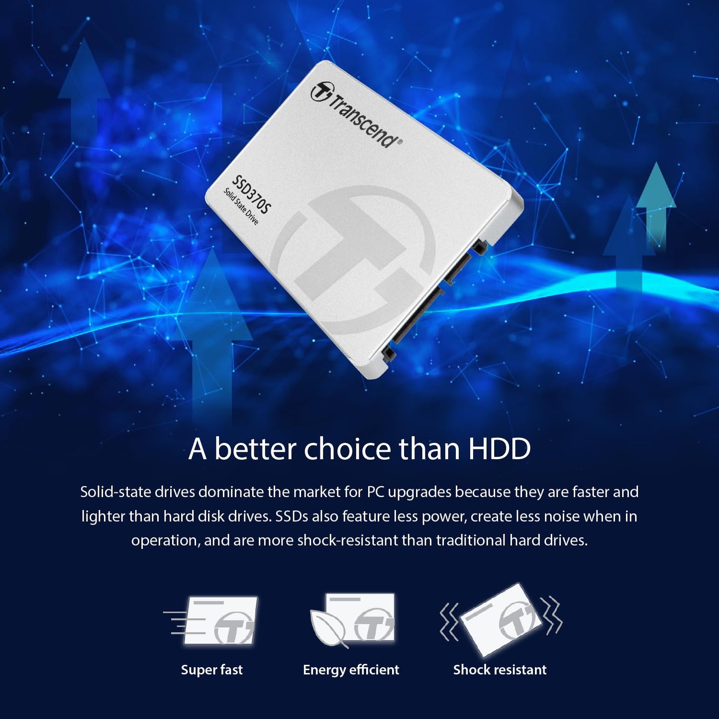 Transcend 2.5" SSD370, SATA3, MLC, Aluminum case (TS-SSD370S)