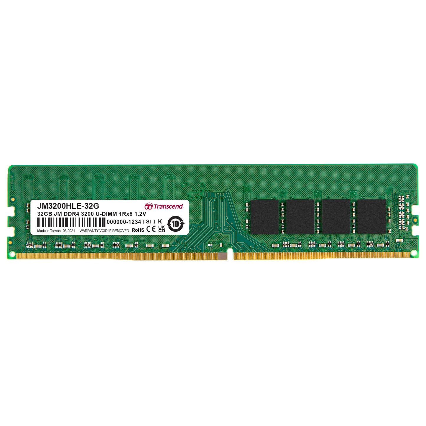 Transcend JM DDR4 3200Mhz U-DIMM 1Rx8 CL22 1.2V (JM3200HLE)