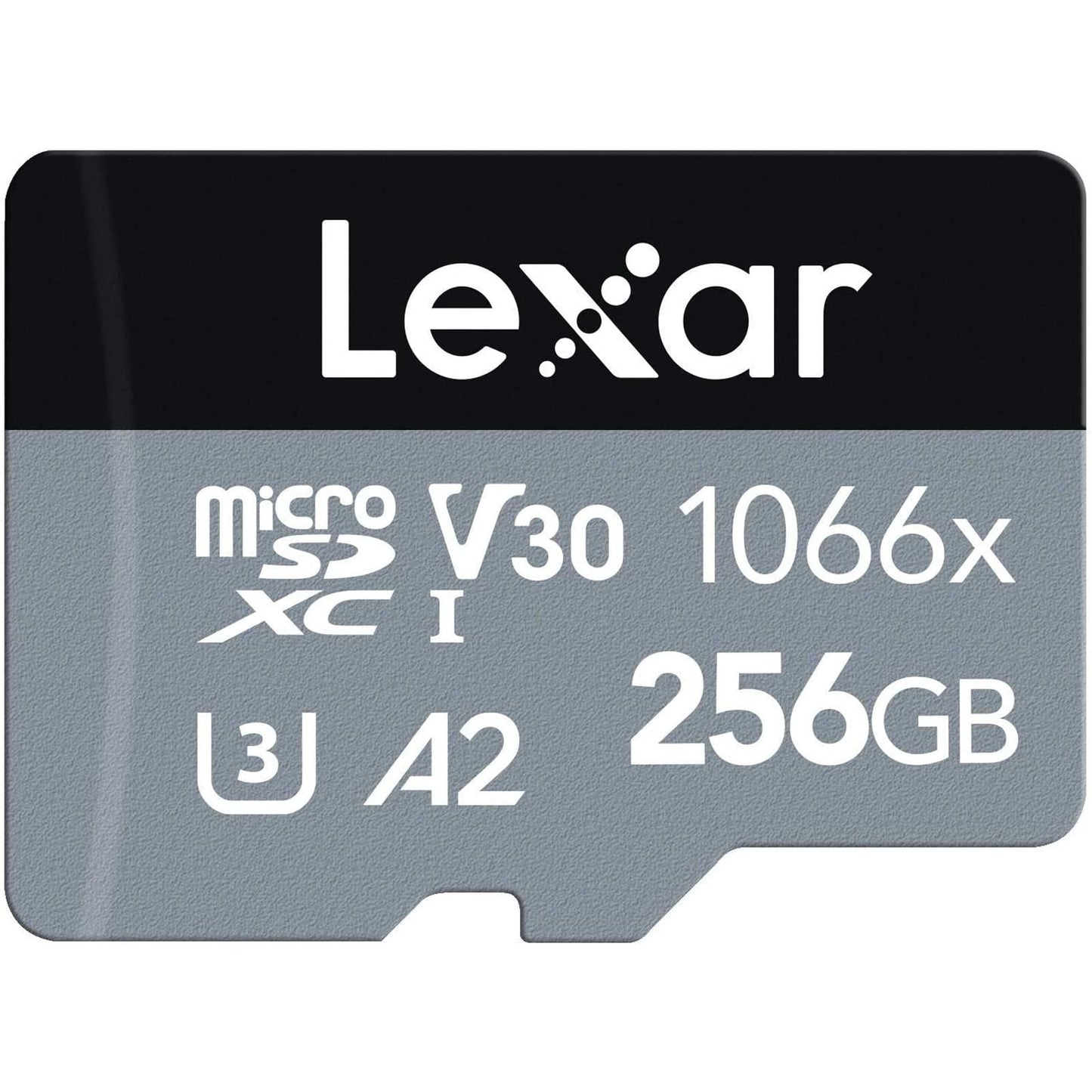 Lexar Professional 1066x microSDXC UHS-I Card w/SD Adapter Silver Series, Up to 160MB/s Read (LMS1066-BNANG)